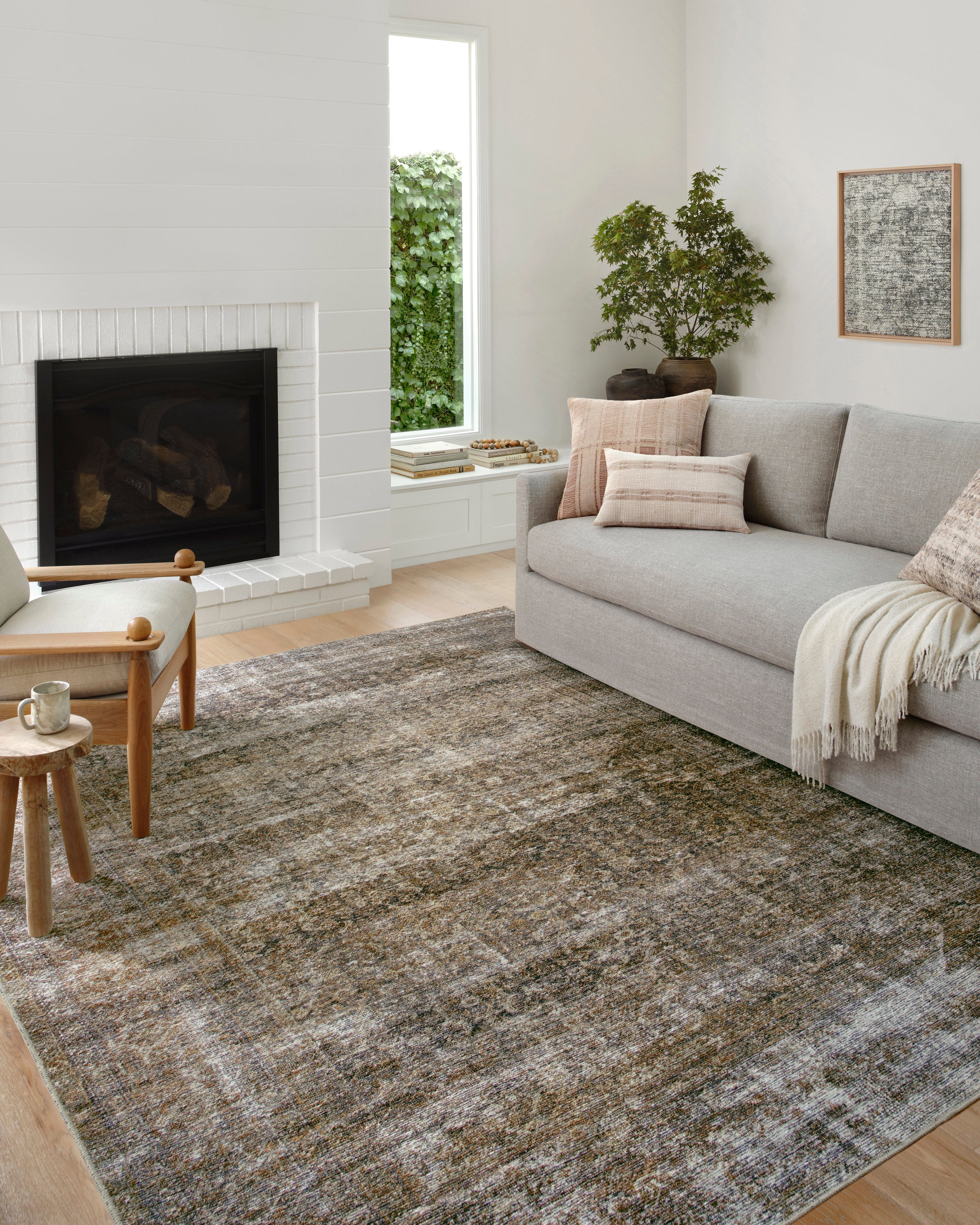 Billie Tobacco/Rust Rug – Meadow Blu