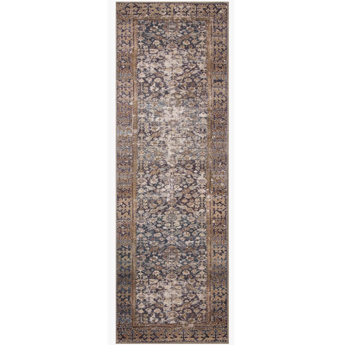 Georgie Rug Georgie Rug - Denim/Spice – Meadow Blu