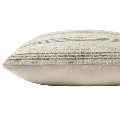 Amber Lewis Pillow - Ivory/Olive Pillows