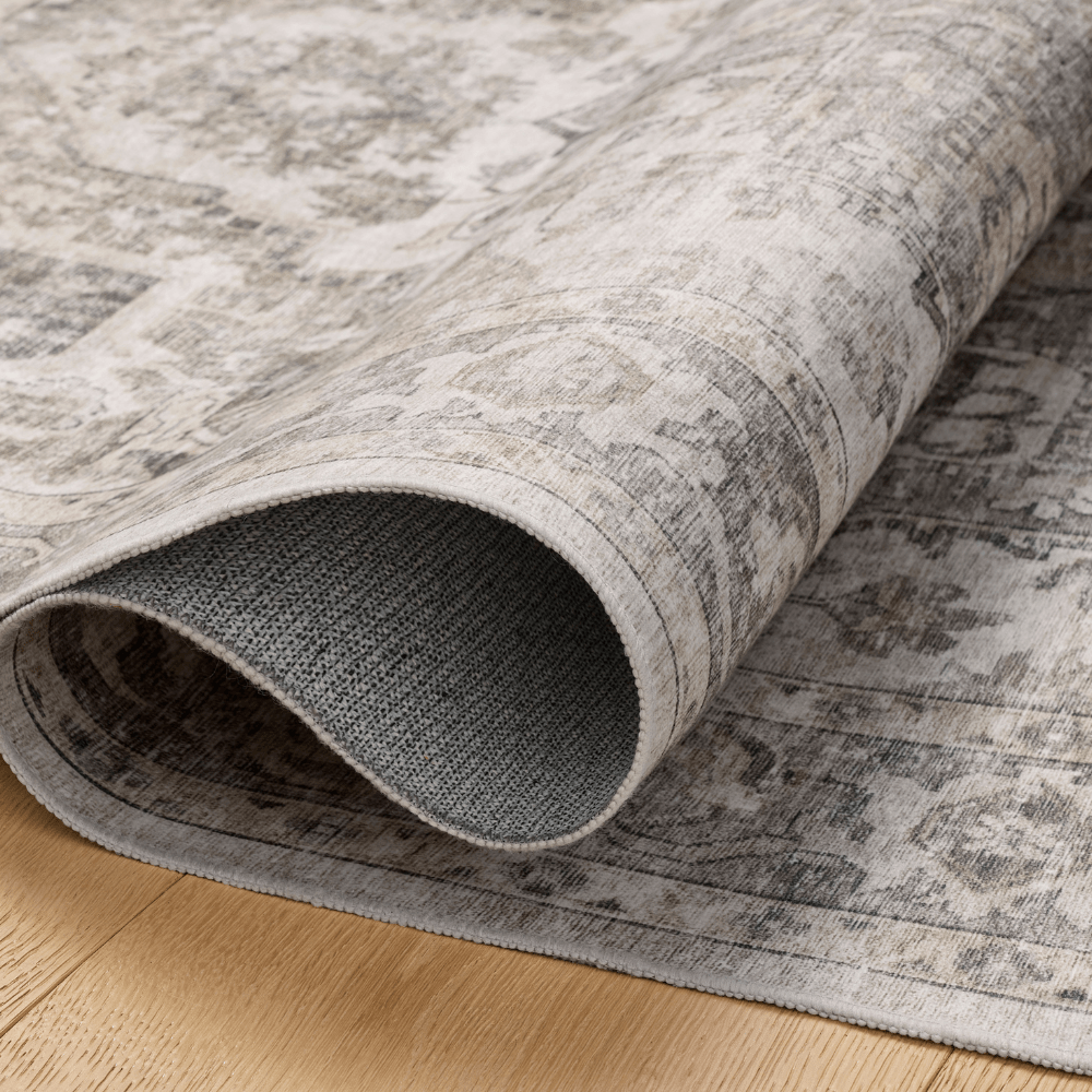 Amber Lewis x Loloi Josie Rug - Silver/Natural Rugs