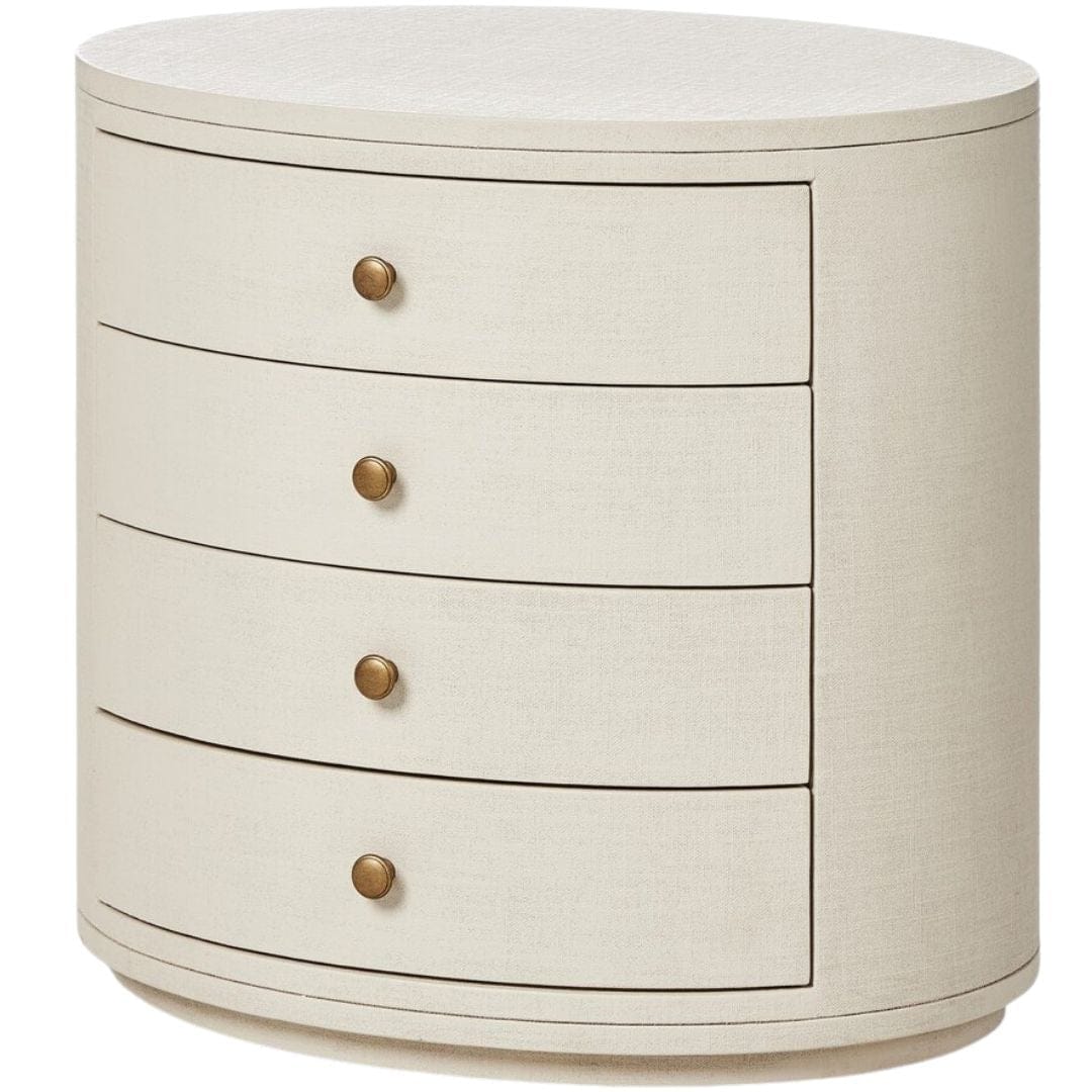 Amelia Oval Nightstand Nightstands + Bedside Tables