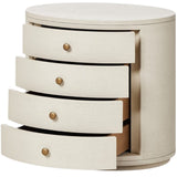 Amelia Oval Nightstand Nightstands + Bedside Tables