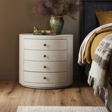 Amelia Oval Nightstand Nightstands + Bedside Tables