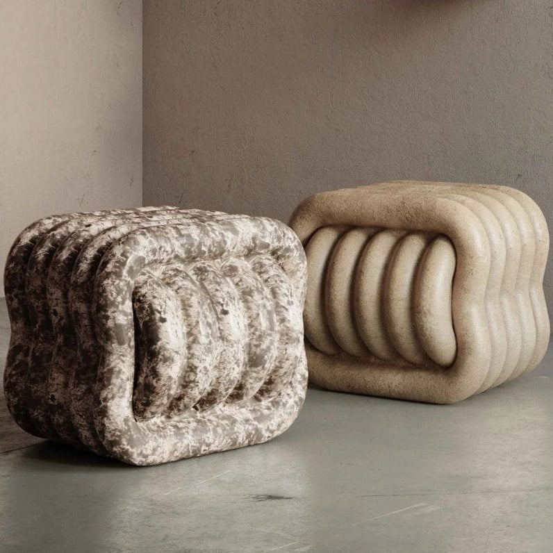 Amore Knot Stool/Side Table Outdoor Side Tables