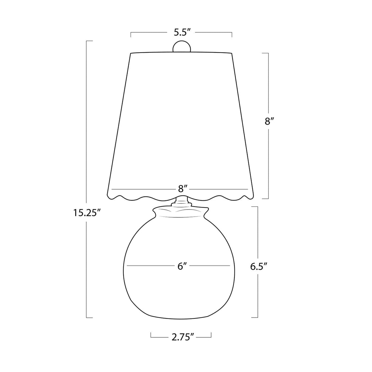 Amoria Mini Lamp 13-1619 844717037894