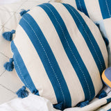 Anchal Cabana Stripe Tassel Throw Pillow Pillow & Decor anchal-CSTPI-3