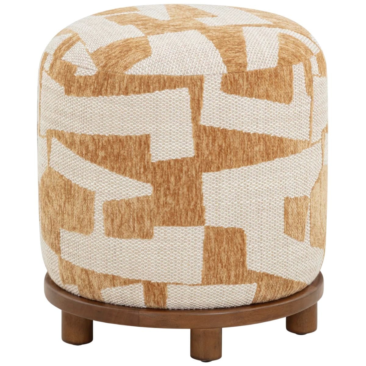 Angela Jacquard Ottoman Ottomans + Stools TOV-OC54614
