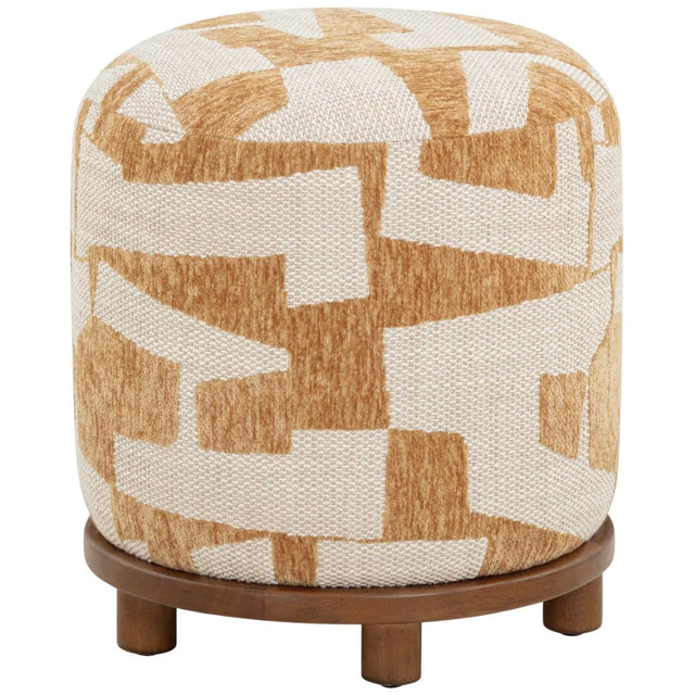 Angela Jacquard Ottoman Ottomans + Stools TOV-OC54614