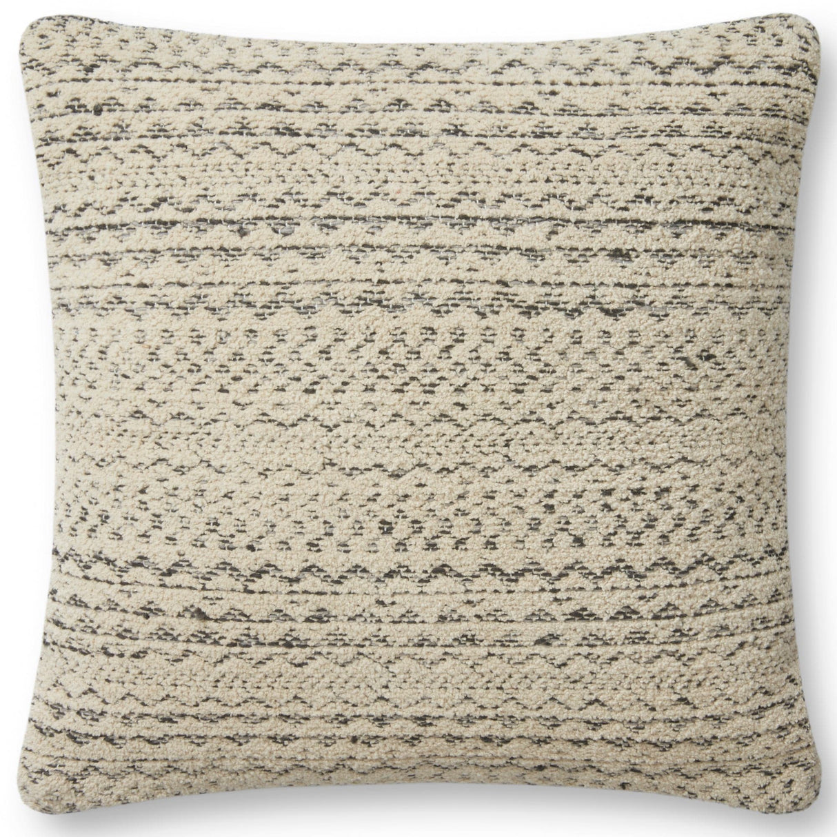 Angela Rose x Loloi Pillow - Charcoal/Ivory Pillows angela-rose-PSETPAR0009CCIVPIL1 885369669767