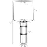 Annika Lamp Table + Desk Lamps PTC14-SH018