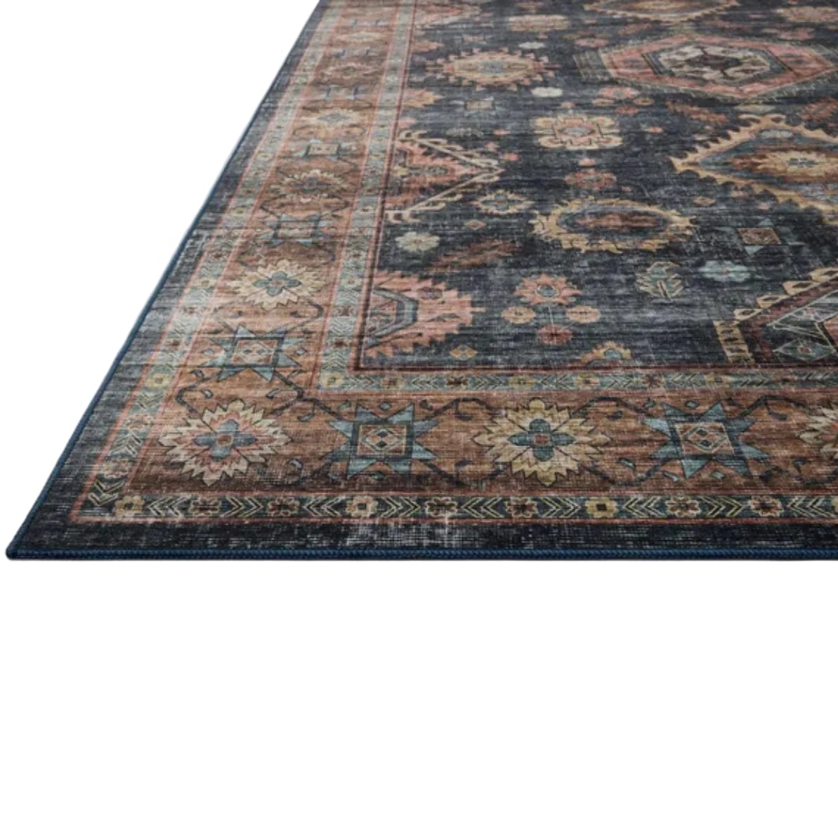 Anniston Denim/Sunset Rug Area Rugs