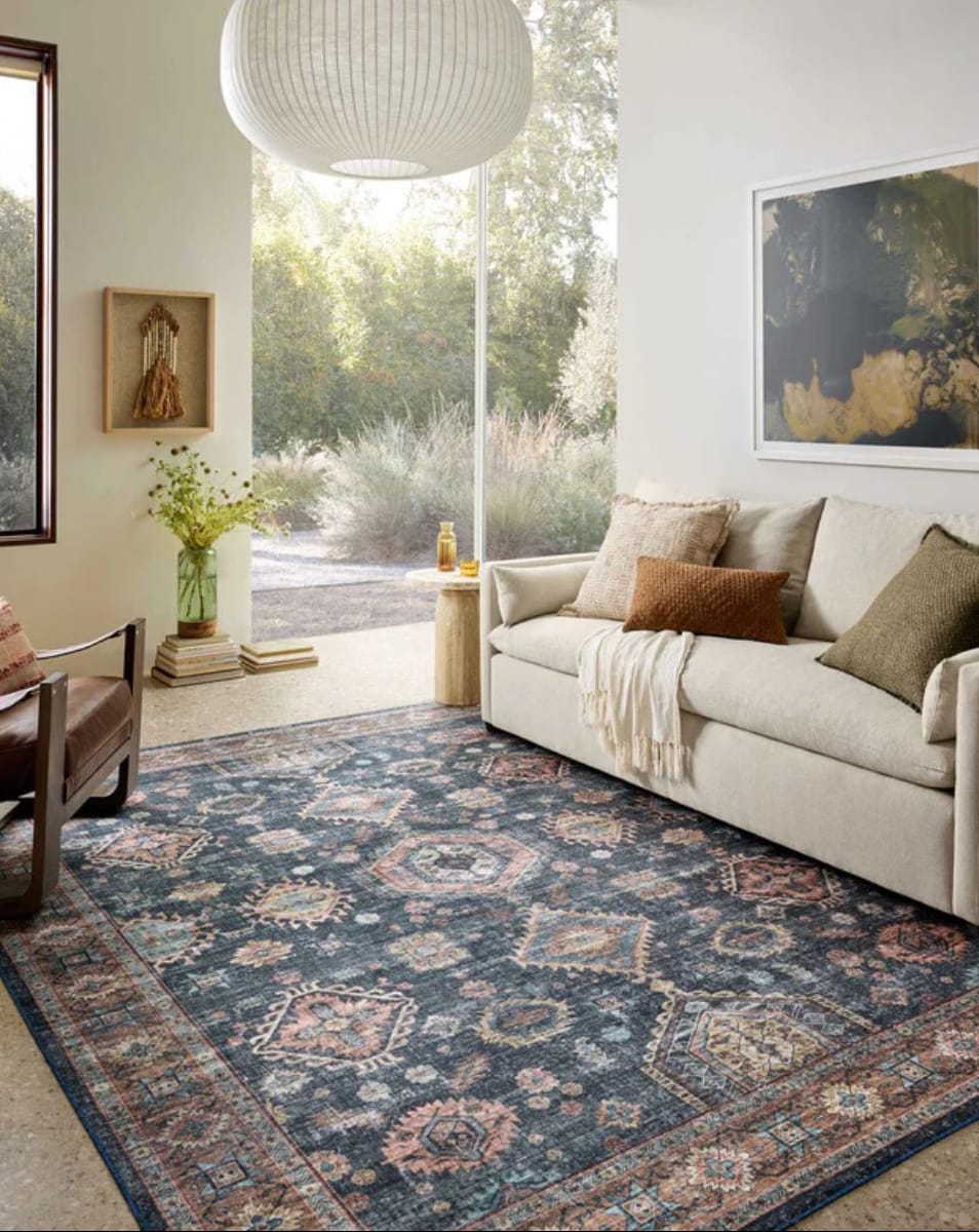 Anniston Denim/Sunset Rug Area Rugs