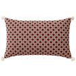 Antigua Pillow Burgandy Geometric Pillow & Decor archive-burgandy-geometric