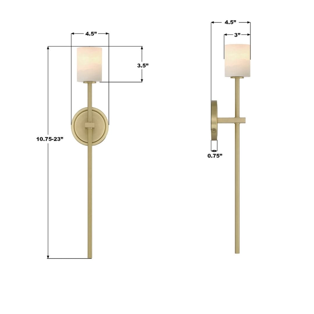 Aragon Alabaster Sconce Sconces