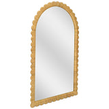 Arched Paula Natural Rattan Wall Mirror Mirrors TOV-C21049