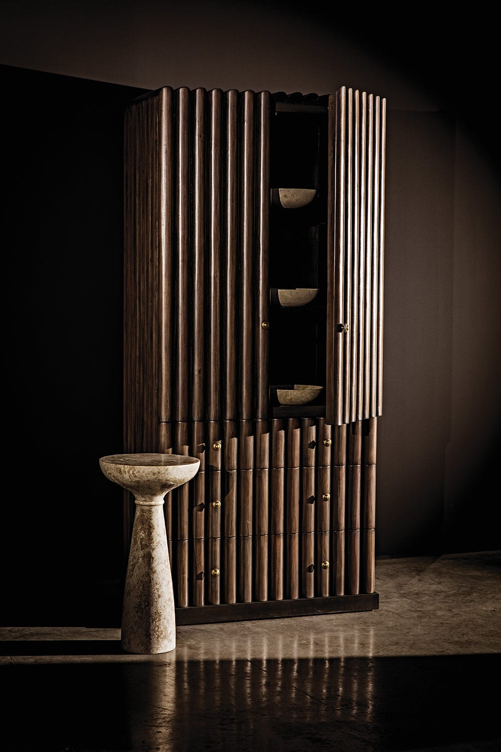 Noir Architect Side Table - Thumbnail 2