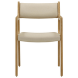 Ari Cream Vegan Leather Dining Chair - Set of 2 Dining Chair TOV-D54353