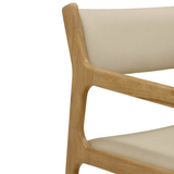 Ari Cream Vegan Leather Dining Chair - Set of 2 Dining Chair TOV-D54353