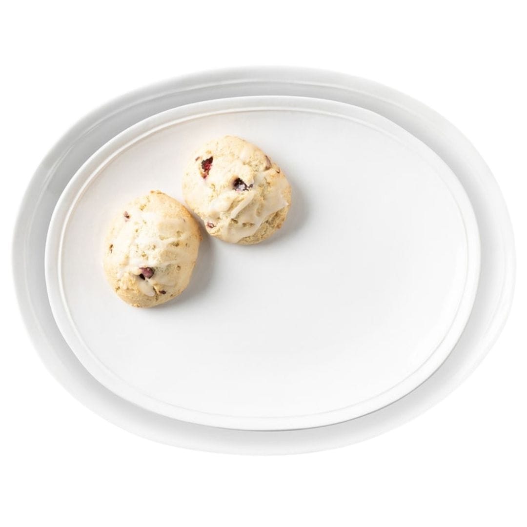 Ariana White Oval Serving Platter (Set of 2) Serveware BP006154 08415971058547