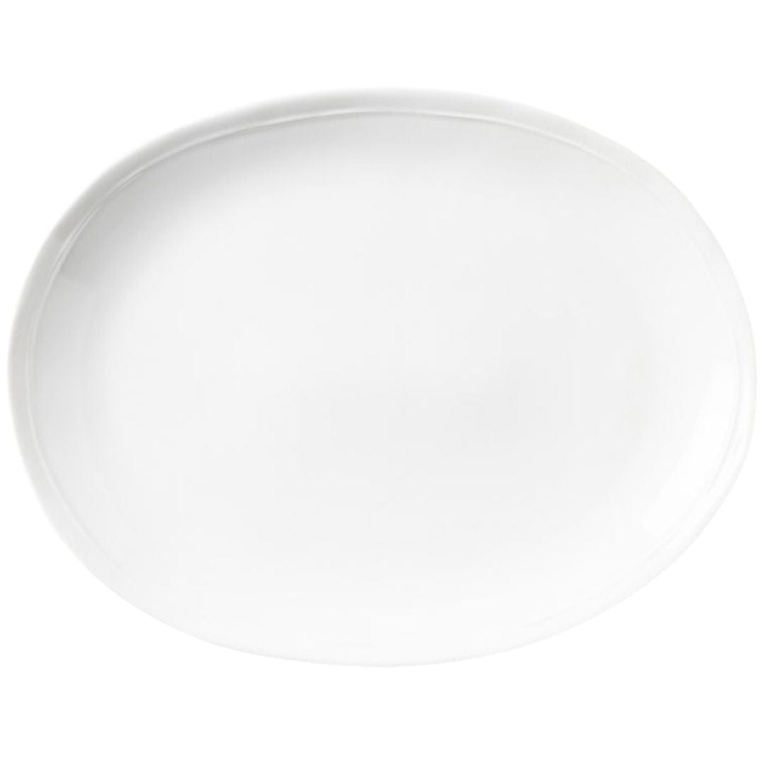 Ariana White Oval Serving Platter (Set of 2) Serveware BP006154 08415971058547
