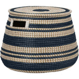 Arley Handwoven Basket with Lid Pillow & Decor 05ARLE-BL-BKRD 8415971606908