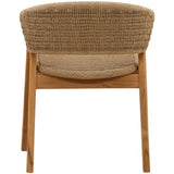 Arrow Outdoor Dining Chair Outdoor Dining Chairs + Benches DOV10013-NATL