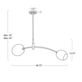 Artemis Linear Pendant Pendants