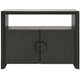 Aspen Console Table Bookcases, Tall Cabinets + Shelving ASPEN BLK 607629010832