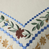 Aster Border Pillow Throw Pillows