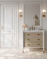 Aster Vanity with Rectangular Undermount Sink Bath Vanity 3800-0018