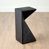 Asymmetrical Angle Side Table Accent Table