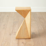 Asymmetrical Angle Side Table Accent Table