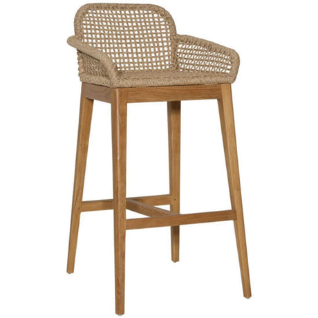 Audra Outdoor Barstool Outdoor Bar + Counter Stools RIV10014-NAT