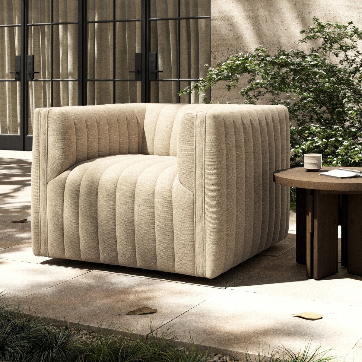 Augustine Outdoor Swivel Chair Outdoor Chairs