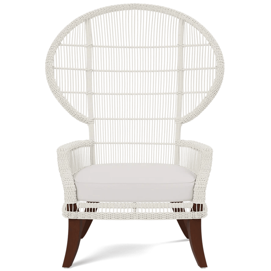 Aurora Lounge Chair Outdoor Lounge Furniture FURAUROWGCHWH-0ALWH