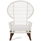 Aurora Lounge Chair Outdoor Lounge Furniture FURAUROWGCHWH-0ALWH