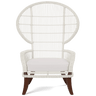 Aurora Lounge Chair Outdoor Lounge Furniture FURAUROWGCHWH-0ALWH