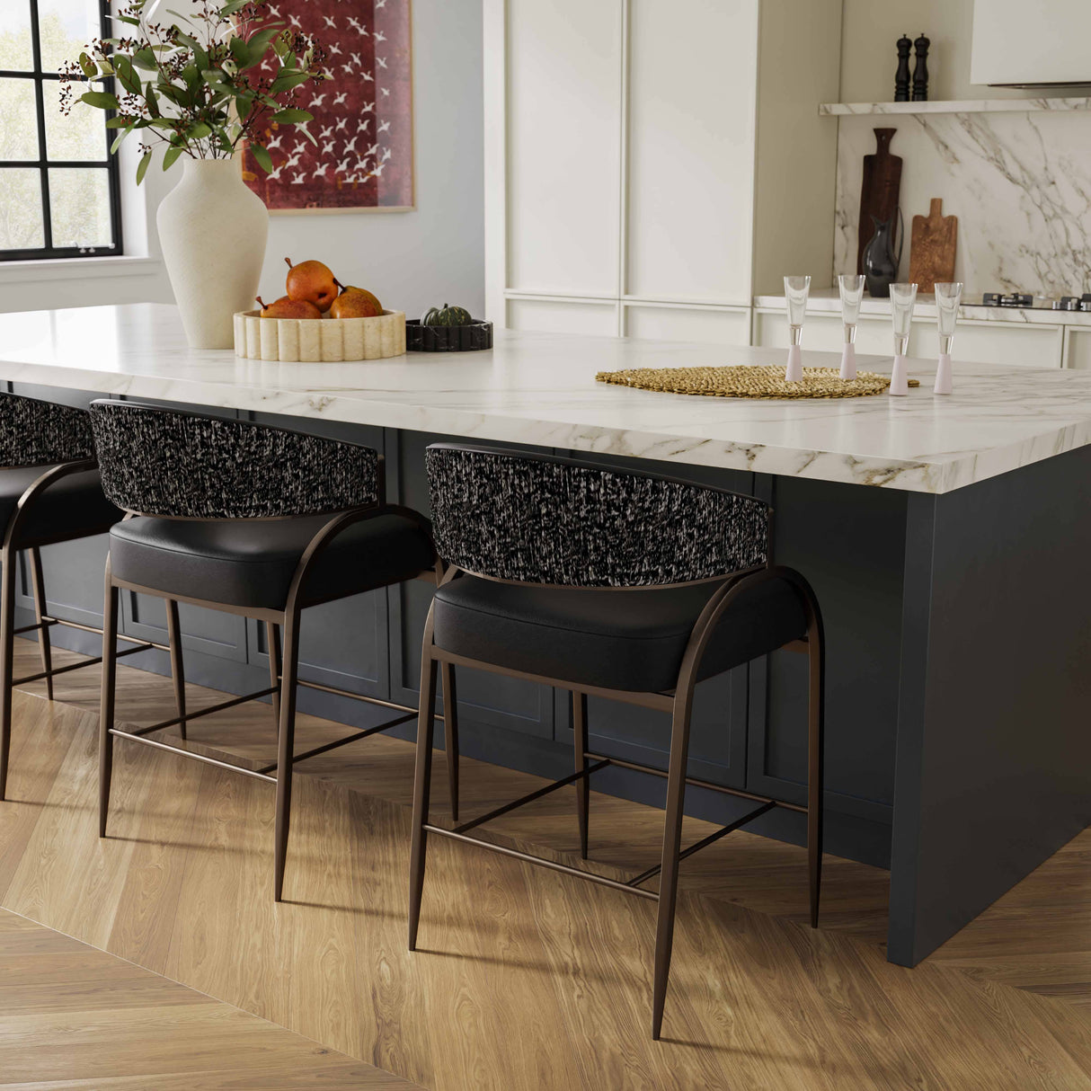 Autumn Counter Stool Bar + Counter Stools