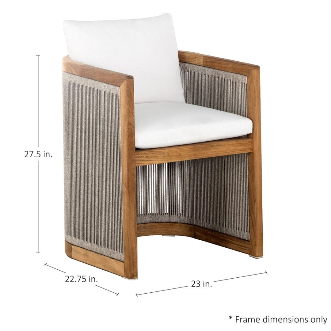 Avalon Outdoor Dining Arm Chair – Meadow Blu