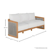 Avalon Sofa Outdoor Sofas + Sectionals 1507142+E016P6457N