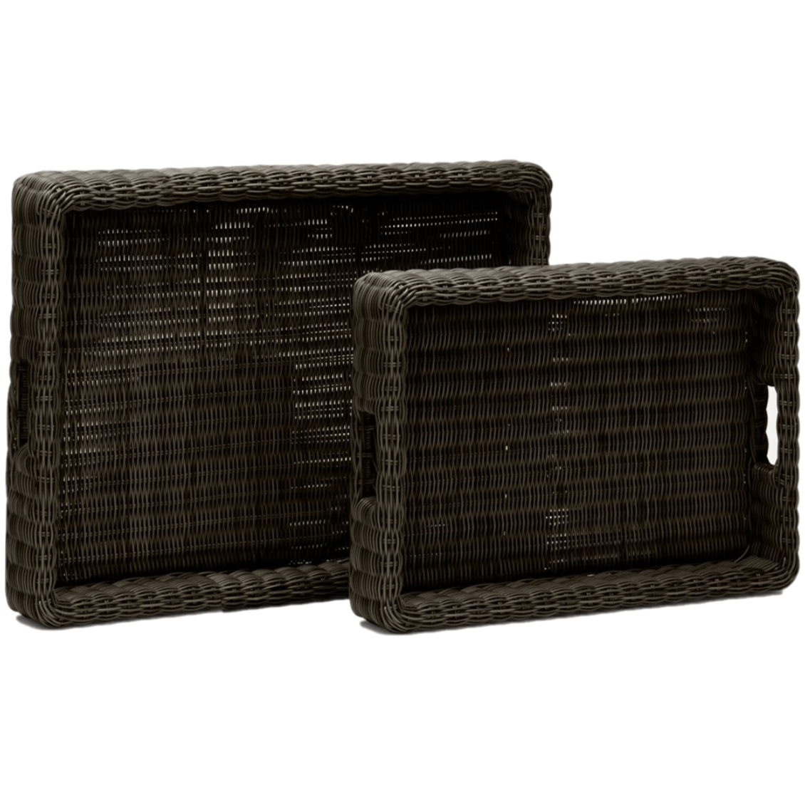 Avani Outdoor Square Tray Set Outdoor Dining Furniture OBJAVANITRFWGYS2