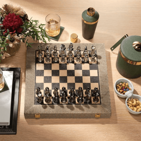Bailey Chess Game Set Decorative Object