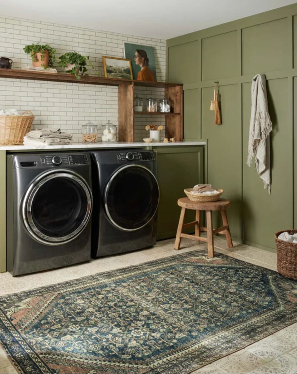 Banks Denim/Clay Rug Area Rugs