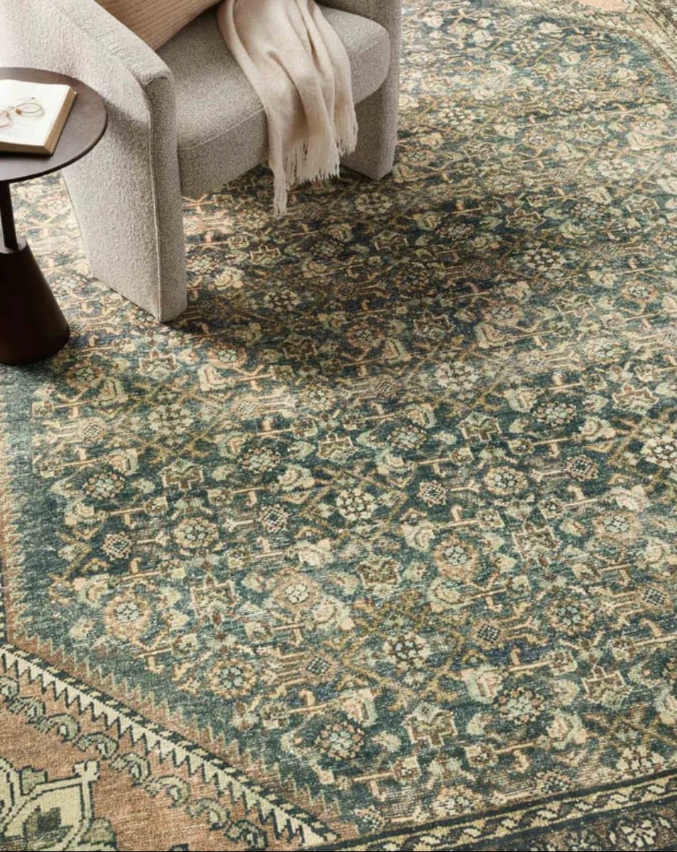 Banks Denim/Clay Rug Area Rugs