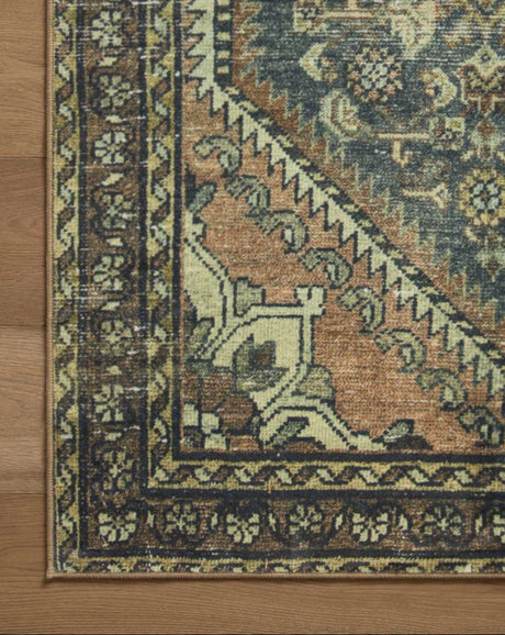 Banks Denim/Clay Rug Area Rugs