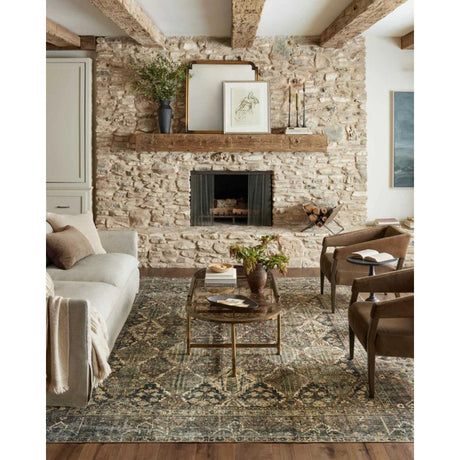 Banks MH Spice/Blue Rug Area Rugs