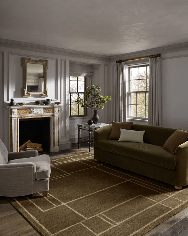 Barrow Olive/Natural Rug Rugs