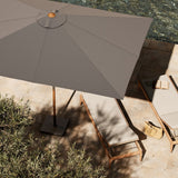 Baska Outdoor Rectangular Umbrella Outdoor Lounge Furniture