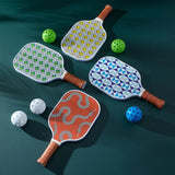 Basketweave Pickleball Set Outdoor
