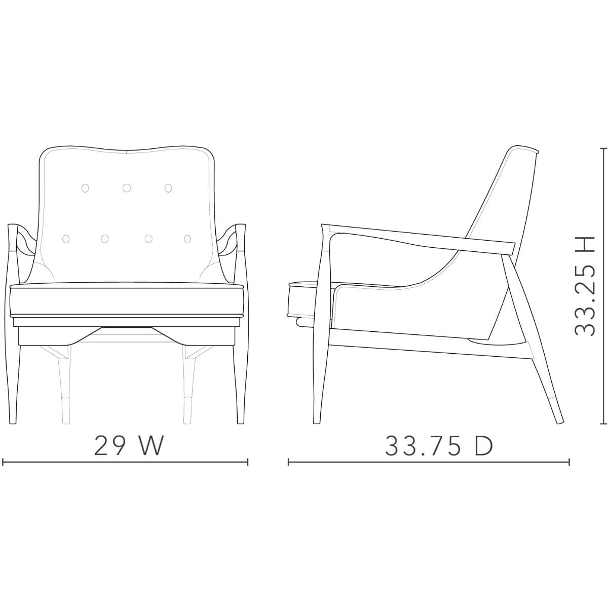 Bastian Lounge Chair Occasional + Accent Chairs